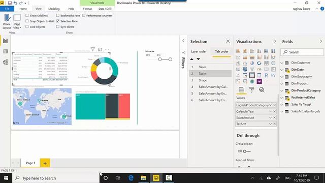 Show or Hide Visuals Power BI смотреть онлайн