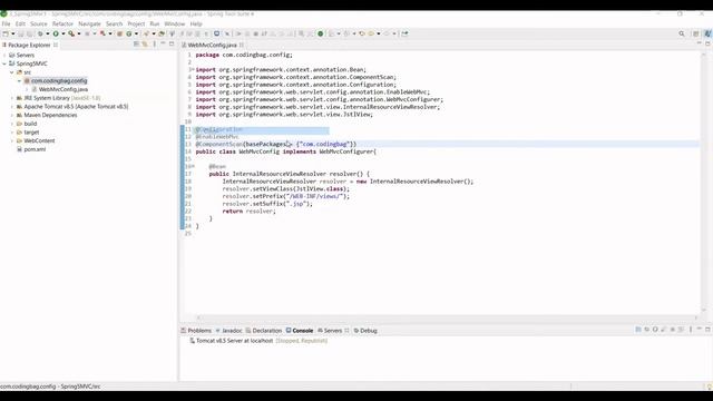 Spring5 MVC Application with Java-based configuration смотреть онлайн