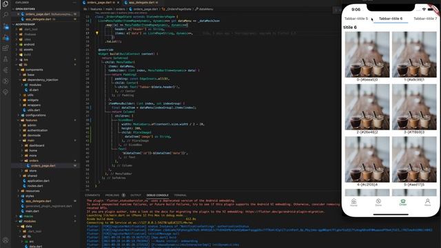 Flutter Custom ListView ScrollView with tabbar смотреть онлайн