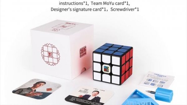 ? Крутые кубики Рубика MoYu Weilong WRM (GTS 3 LM), MOYU MF3RS3M, рюкзак