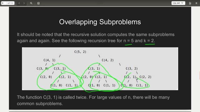 Dynamic Programming | Set 9 (Binomial Coefficient) | GeeksforGeeks смотреть онлайн