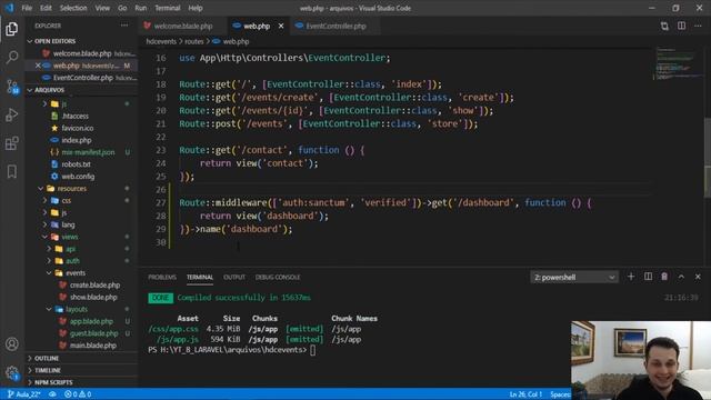 Curso Laravel - Autenticação no Laravel (login/registro) - #22 смотреть онлайн