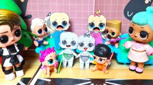 РУКИ МЫЛИ, КРАСКУ СМЫЛИ?? БУМАЖНЫЕ куклы в детском садике ЛОЛ сюрприз! Смешные мультики Даринелка