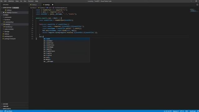 [DISCORD.JS v12] Event Handler смотреть онлайн