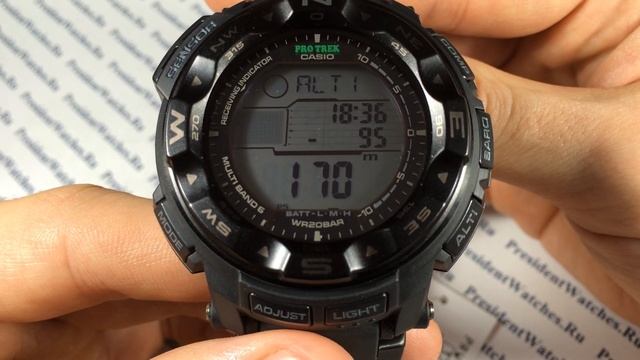 Часы Casio ProTrek PRW-2500-1A Обзор часов | Watch-Forum.RU