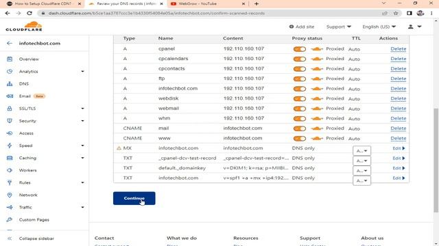 How to SetUp Cloudflare CDN free смотреть онлайн
