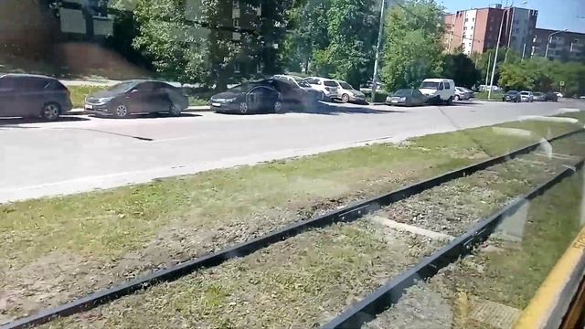 Екатеринбург Трамвай №32 40 лет ВЛКСМ - ЦПКиО смотреть онлайн