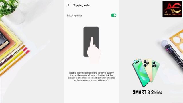 Infinix Smart 8 Double Tap Setting/Screen смотреть онлайн