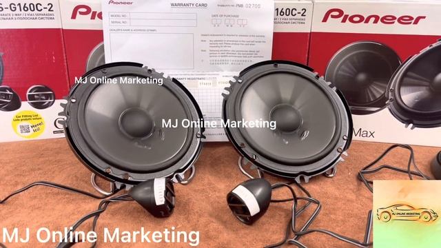 Pioneer TS-G160C 6.5 inch 2 Way Component Set Bass Testing + Sound Clarity Testing смотреть онлайн