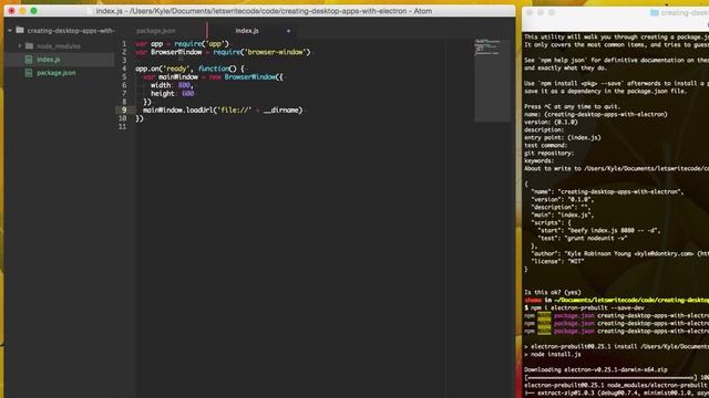 Creating Desktop Apps with Electron смотреть онлайн