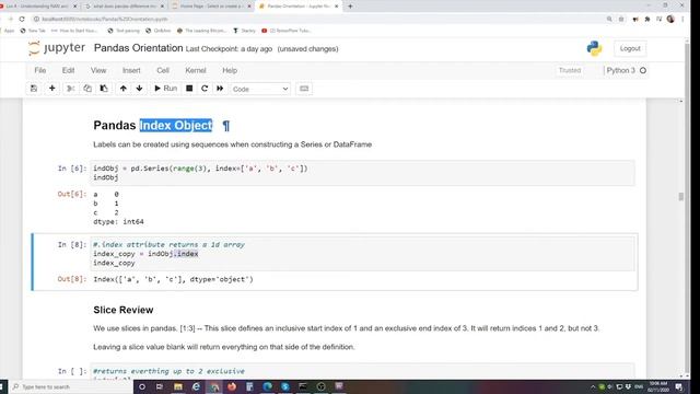 Lsn 5 - Data types and dtype=object. Index objects. смотреть онлайн