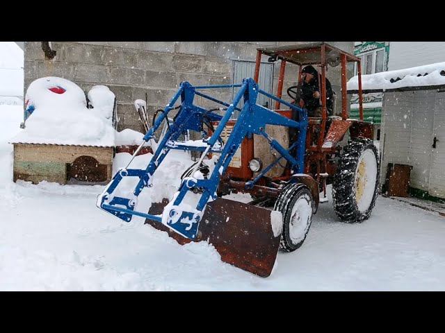 Отвал своими руками на Т 25 Обзор смотреть онлайн