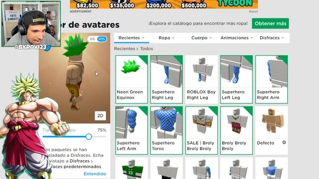 Creamos el PERFIL de BROLY en ROBLOX !! | Rovi23 Roblox смотреть онлайн