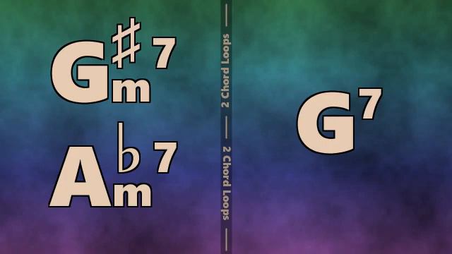 Abm7 (G#m7) to G7 Backing Track смотреть онлайн