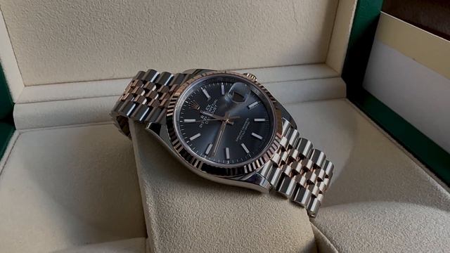 Женские Часы Rolex DateJust 36 rose gold смотреть онлайн