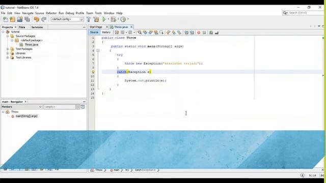 Exception Handling pada java (Try cacth finally throw and thorws) bahasa indonesia - budaychanel смотреть онлайн