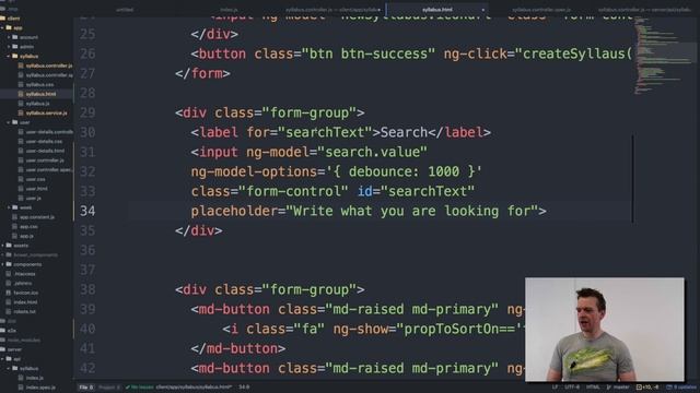 JS Web apps - Frontend pagination - Searching смотреть онлайн