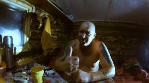 Баня в Тайге. Обкатываем баню в глухой тайге. Первый запуск бани. Sauna in the taiga