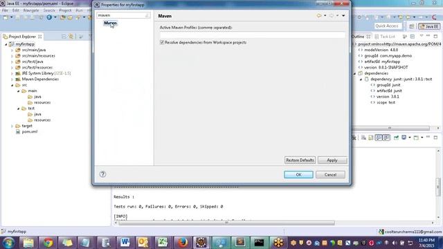 Maven java project using Maven Packaging jar смотреть онлайн