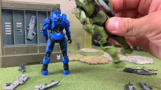 World Of Halo UNSC Checkpoint with Spartan Gungnir and Elite Review смотреть онлайн