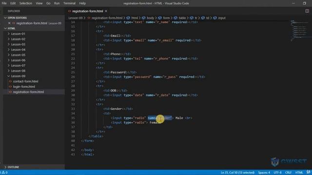 #17 Creating a Registration form || Front end web development смотреть онлайн