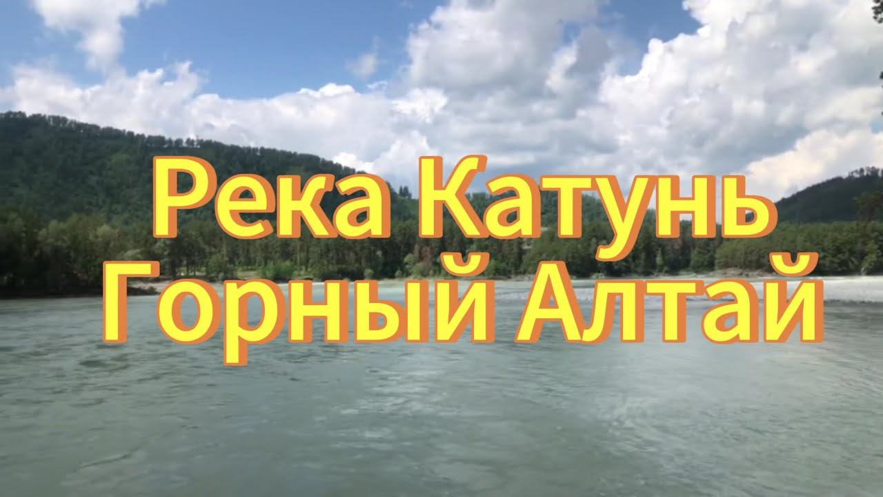Красивая река Катунь. Горный Алтай. Природа Горного Алтая. смотреть онлайн