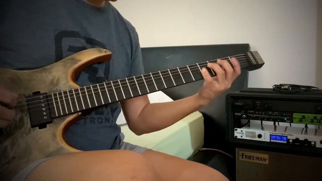 AXE FX8 Shred Dist sound test with Synergy Amp OS Clean CH - PRS S2 SC/Mayones Hydra/Ibanez J Custo смотреть онлайн