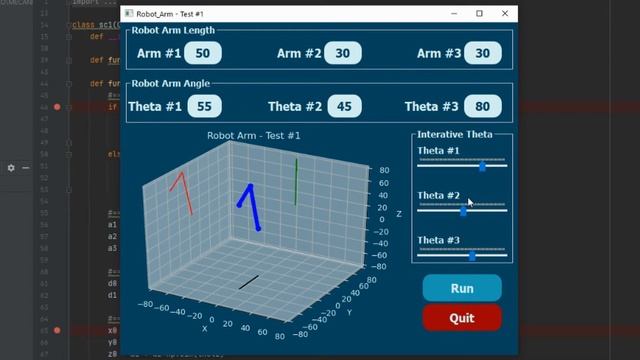 Python PyQt5 - 3D Robot Arm GUI #1 смотреть онлайн