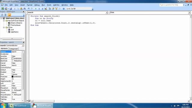 Search Result Using VBA Form In Excel Tamil Part-2 смотреть онлайн