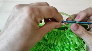 Варежка мочалка крючком