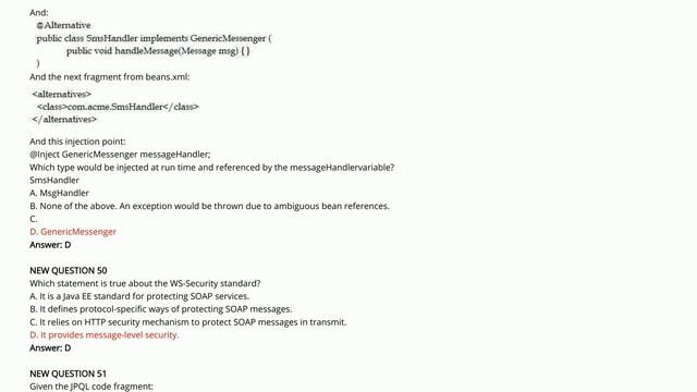[Aug, 2022] Fast2test 1Z0-900 PDF Dumps and 1Z0-900 Exam Questions (44-59) смотреть онлайн