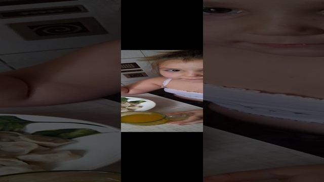 Мой обед. Ммм...пельмени. Обожаю ? смотреть онлайн