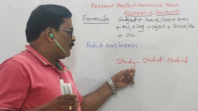 Present Perfect Continous Tense, Assertive/Affirmative Sentence смотреть онлайн