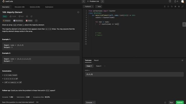 LeetCode 169 - Majority Element: A Microsoft Journey смотреть онлайн