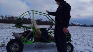 Обзор БАГГИ с мотором от скутера.