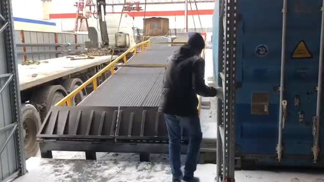 Рампа-эстакада стационарная металлическая для перегрузочных работ на открытых площадках смотреть онлайн