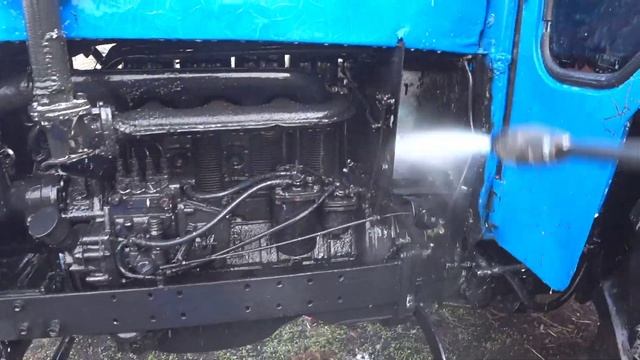 мойка после работы трактора т 40 смотреть онлайн