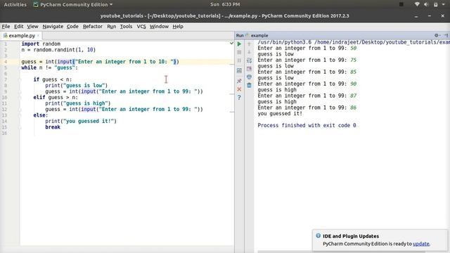 22. Number Guessing Game in Python ( in Hindi ) смотреть онлайн