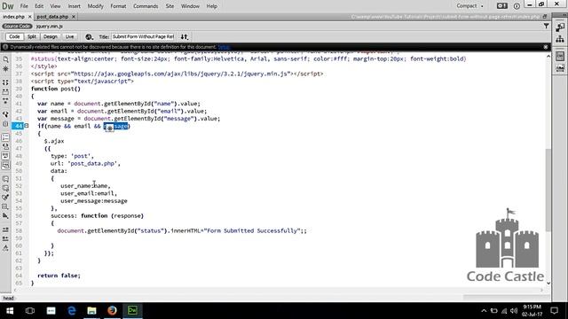 Submit Form Without Page Refresh Using Ajax, How To Send Form Data Using Ajax смотреть онлайн