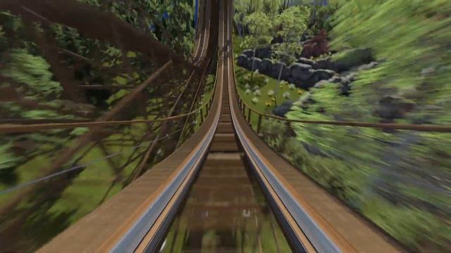 NoLimits 2 - Basilisk (Hyper Wooden Roller Coaster) 4K 60fps смотреть онлайн