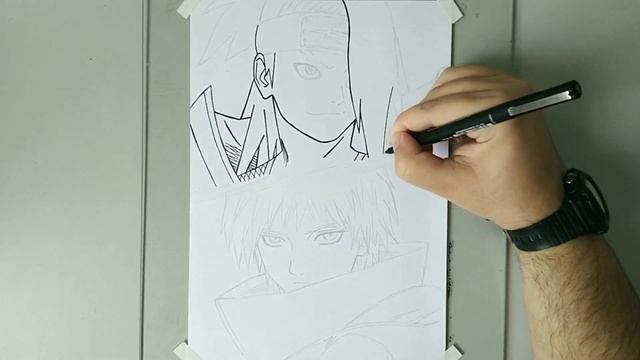 SPEED DRAWING - COLLAB AKATSUKI - DEIDARA & SASORI смотреть онлайн