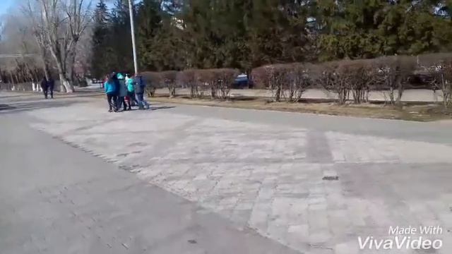 Казахстан Петропавловск. Улица Ленина. 08.04.2017 смотреть онлайн