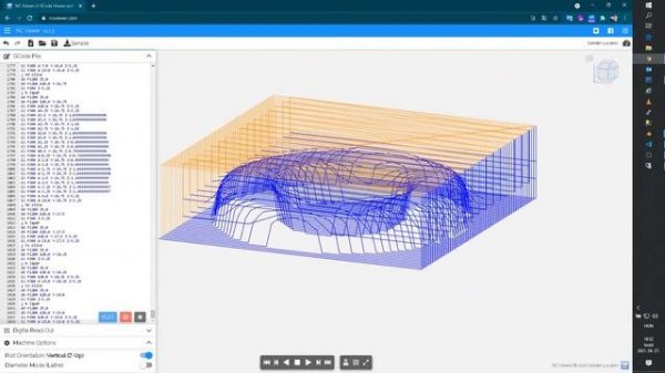 BLECOLAC - 3DPrinter CNC/Laser GCode exporter addon for Blender 3D (Carving relief demo)