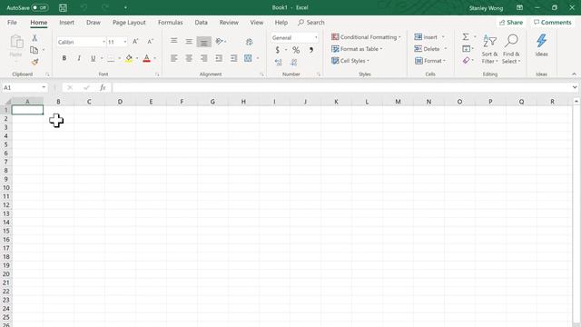 MOS Excel - Create a new blank workbook (1.1.1A) смотреть онлайн