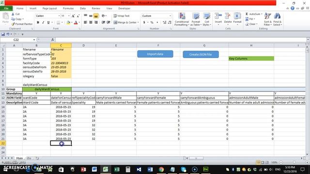JSON file generation demo PD103 смотреть онлайн