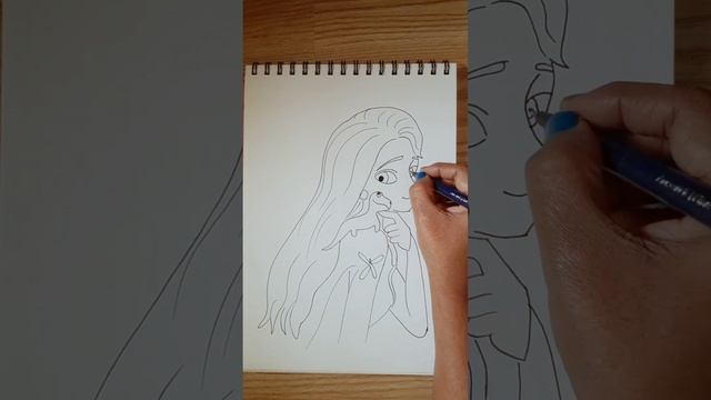 pencil drawing of Disney princess ?#drawing #art #pencilart #painting смотреть онлайн