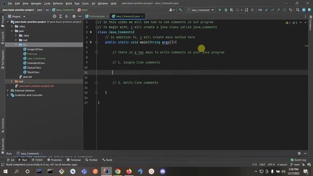 How To Use Java Comments In Our Program | Java Tutorial 01 смотреть онлайн
