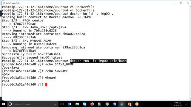 Dockerfile Tutorial with Example | Creating your First Dockerfile | Docker Training смотреть онлайн