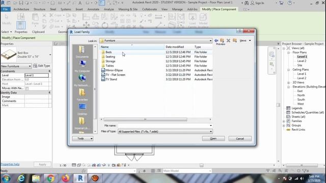 Revit Architecture Tutorials - Placing Furniture смотреть онлайн