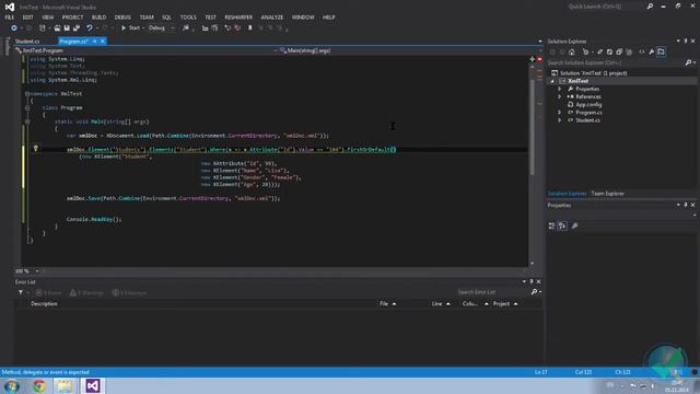 Часть 28. Редактирование XML-документа смотреть онлайн